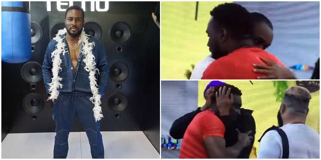 BBNaija's Pere cries after surviving eviction nomination BBNaija's Pere cries after surviving eviction nomination