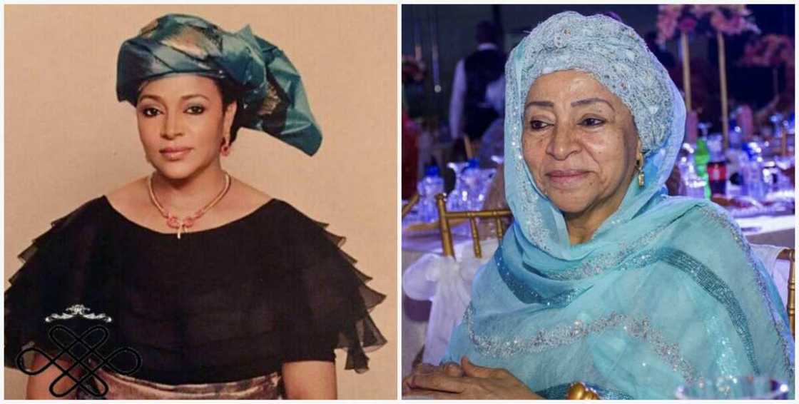 Maryam Abacha then and now Maryam Abacha then and now