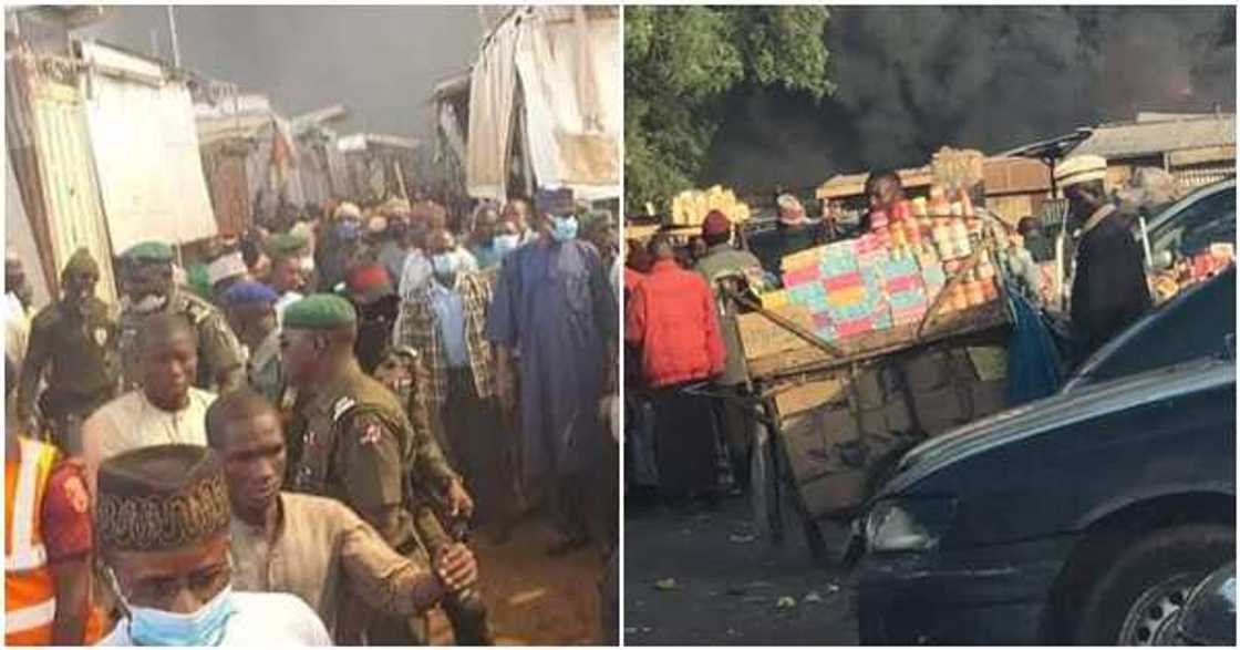 Fire destroys section of Sokoto central market Fire destroys section of Sokoto central market
