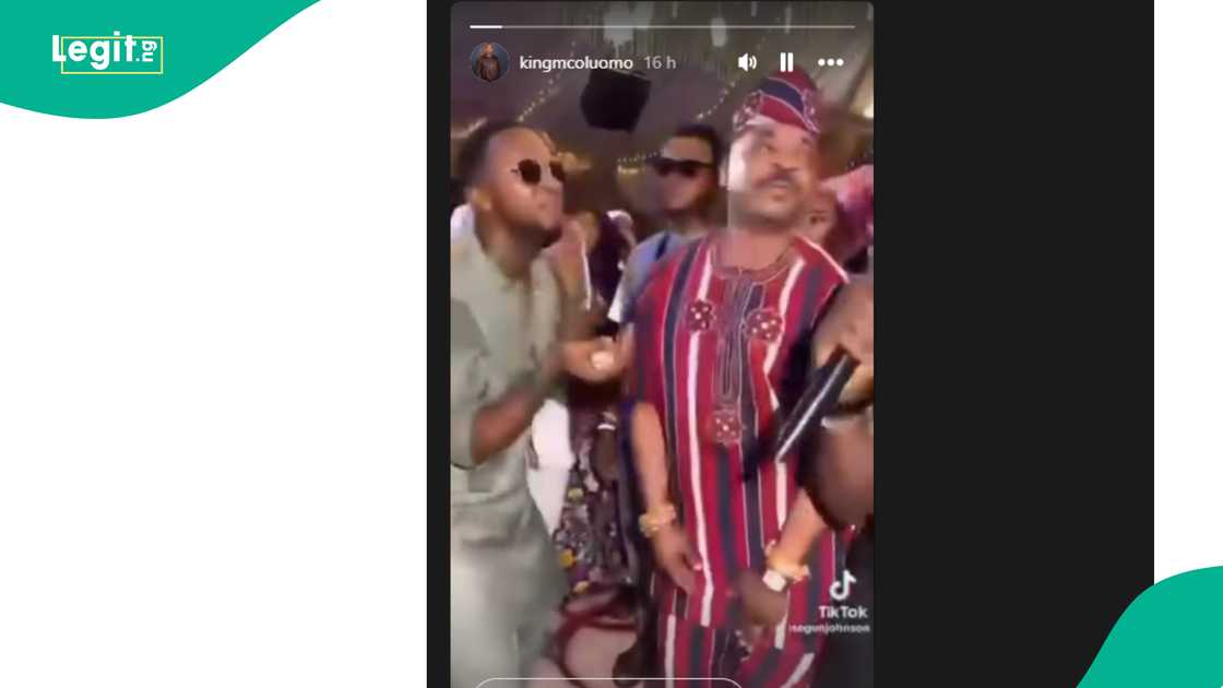 MC Oluomo takes a swipe at Davido in fresh drama on social media.