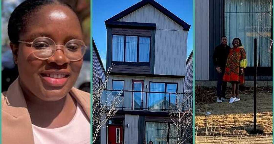 Woman shows off new mansion in Canada after one year