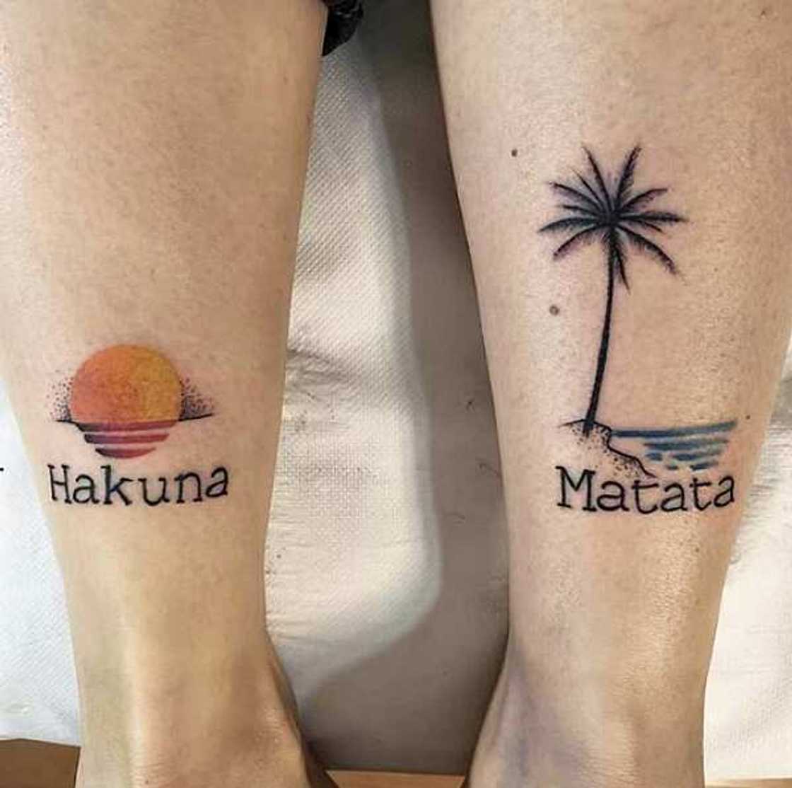 Palm tree tattoo Palm tree tattoo