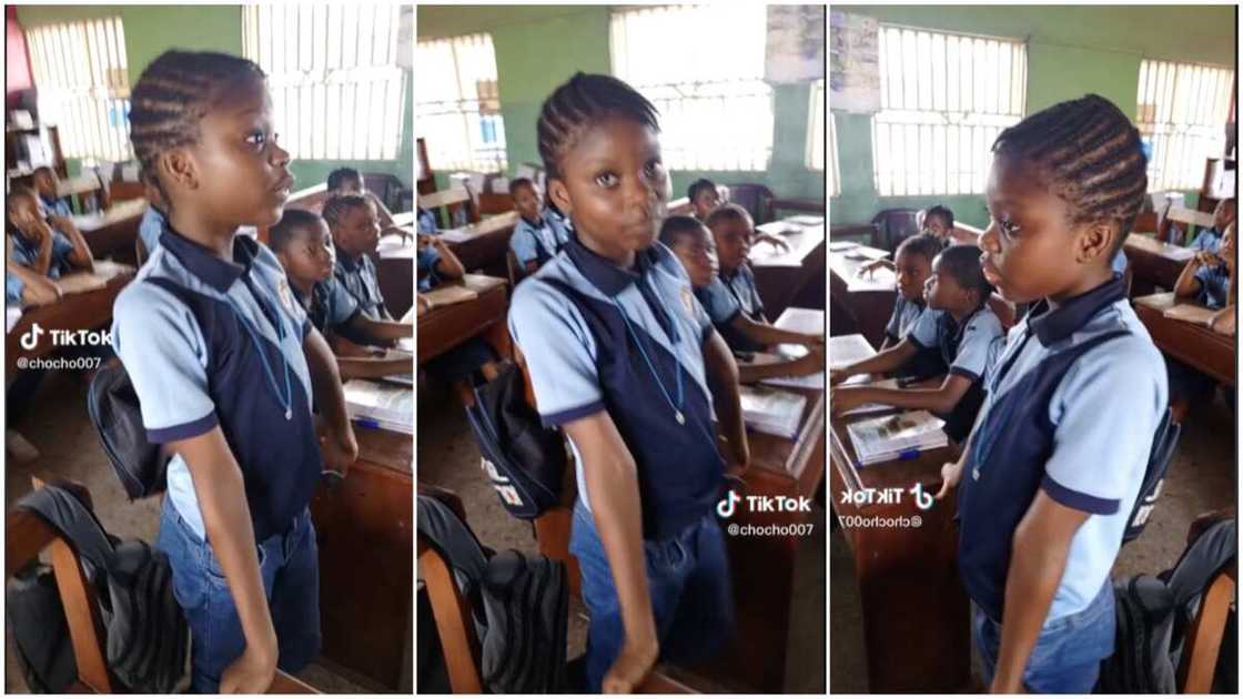 Nigerian girl with British accent/kid demonstrated good spoken English Nigerian girl with British accent/kid demonstrated good spoken English