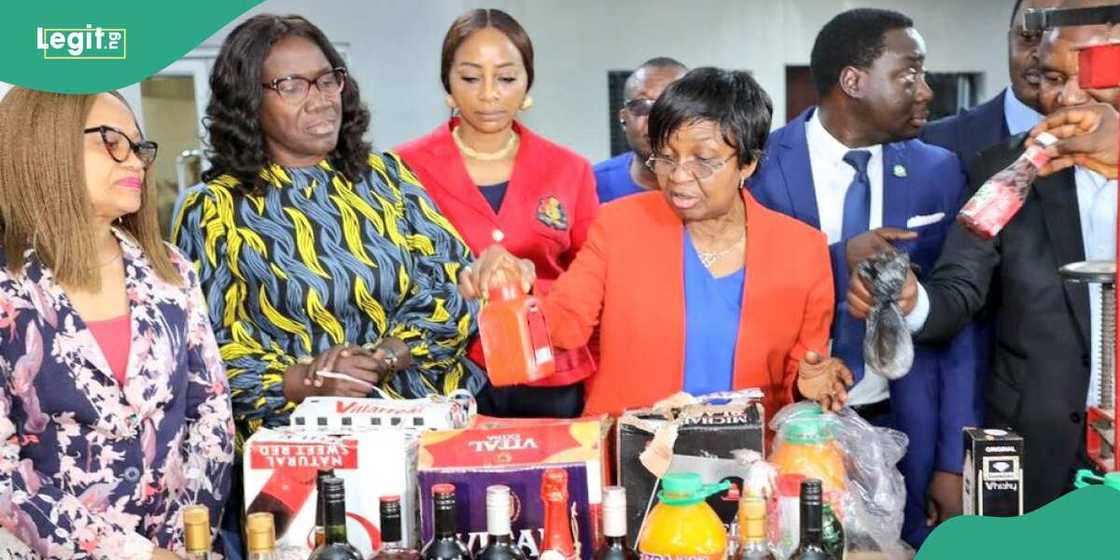 NAFDAC intercepts fake wines, soft drinks, consumables NAFDAC intercepts fake wines, soft drinks, consumables