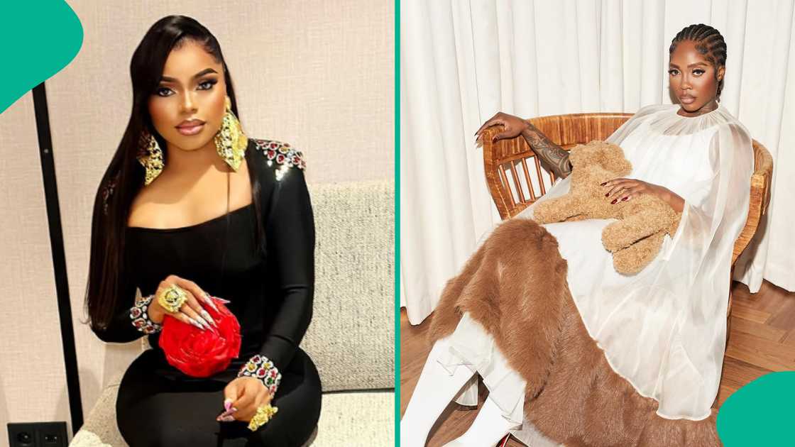 Bobrisky gives fan N1m on Tiwa's live. Bobrisky gives fan N1m on Tiwa's live.