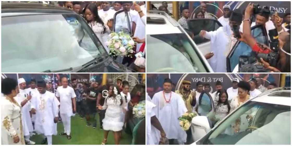 Nigerian man stuns his wife with 2 cars on their wedding anniversary Nigerian man stuns his wife with 2 cars on their wedding anniversary