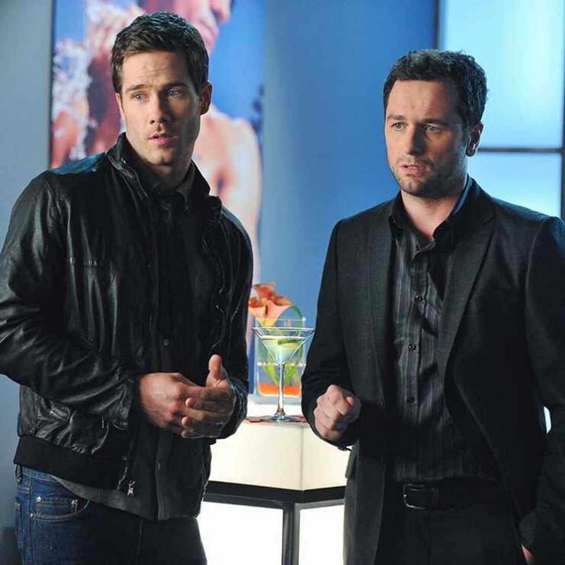 Macfarlane with Matthew Rhys in the Brothers&Sisters TV series Macfarlane with Matthew Rhys in the Brothers&Sisters TV series