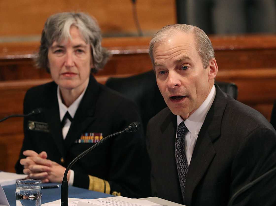 H. Fisk Johnson and Adm. Anne Schuchat H. Fisk Johnson and Adm. Anne Schuchat