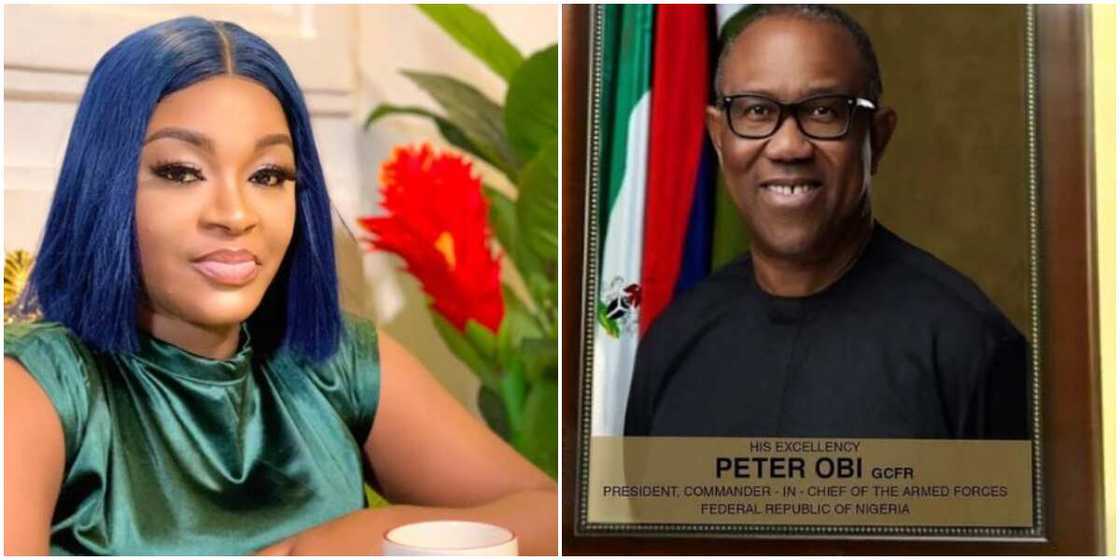 Chacha Eke, Peter Obi's presidential frame Chacha Eke, Peter Obi's presidential frame