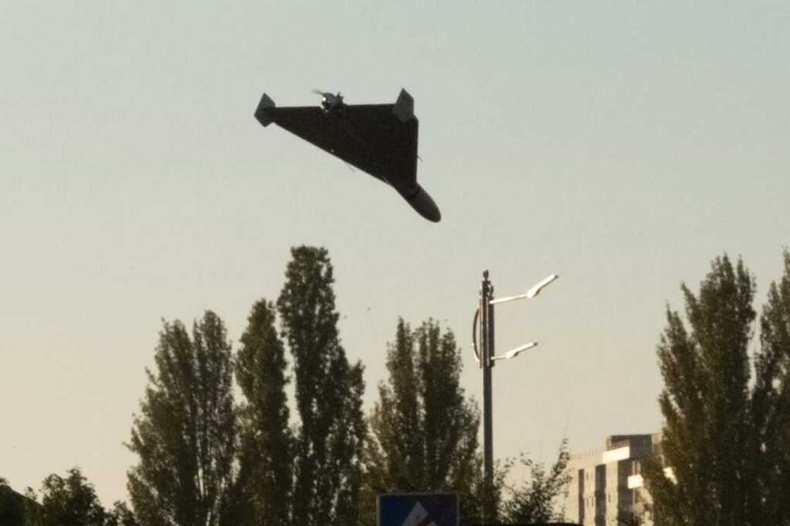 A drone approaches for an attack in Kyiv A drone approaches for an attack in Kyiv