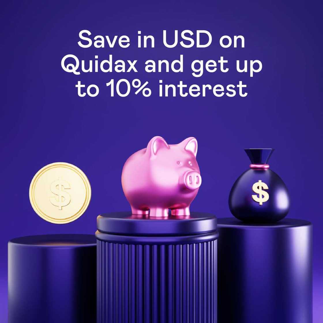 Quidax Launches US Dollar (USD) Savings with to up 10% Interest Quidax Launches US Dollar (USD) Savings with to up 10% Interest