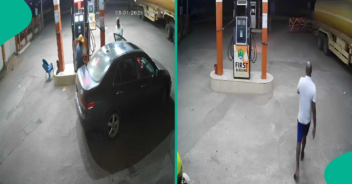 Customer drives off after buying fuel of over N50k without paying