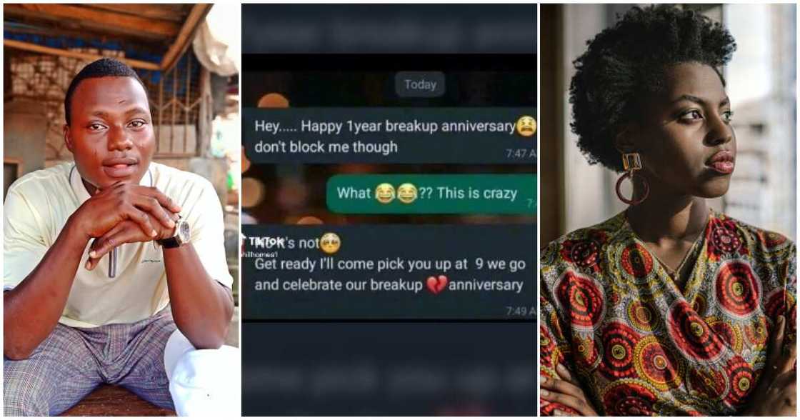 Man and ex, break up Man and ex, break up