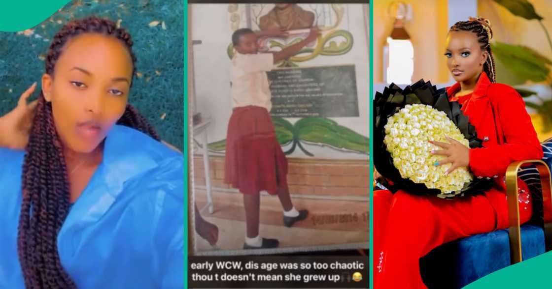 Lady cries out after seeing what her dad posted on his WhatsApp status on her birthday