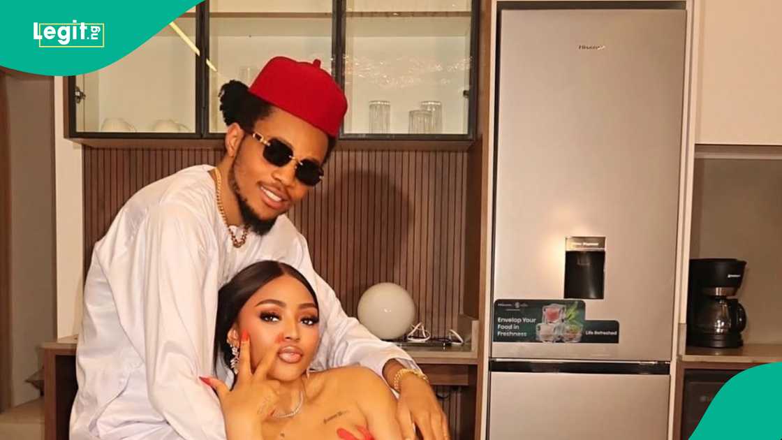 Regina Daniels' brother speaks with his brother as he makes a promise to her.