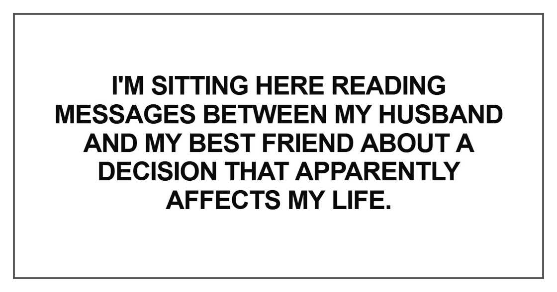 I'm sitting here reading messages I'm sitting here reading messages