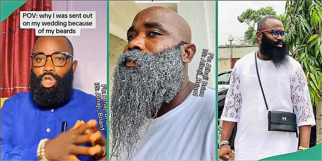 Man speaks after being chased out of his own wedding because of hie beard Man speaks after being chased out of his own wedding because of hie beard