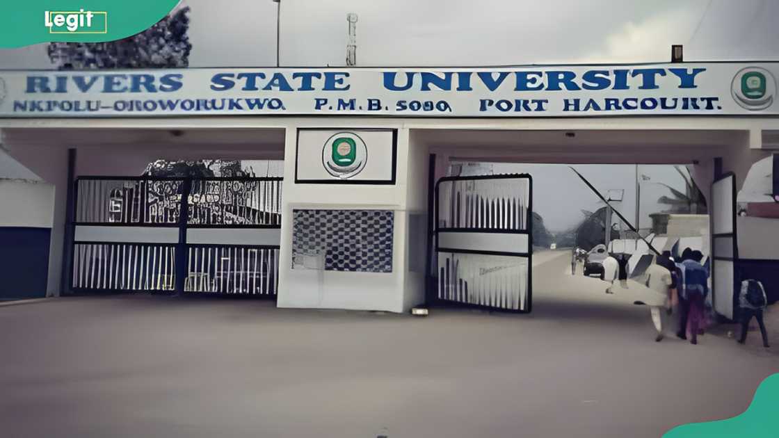Rivers State University's entrance Rivers State University's entrance