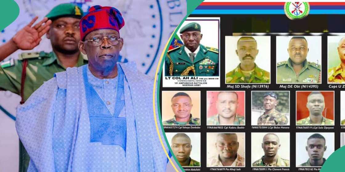 President Tinubu pays tribute to fallen heroes President Tinubu pays tribute to fallen heroes