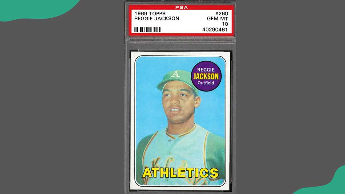 Reggie Jackson: 1969 Topps Rookie Card #260