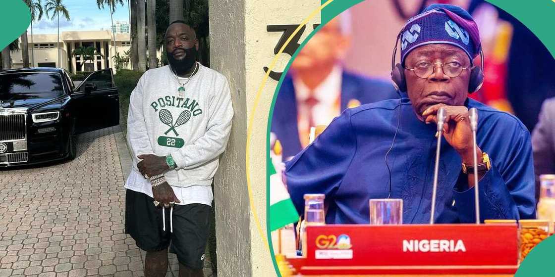 Video of Rick Ross hailing President Bola Tinubu goes viral