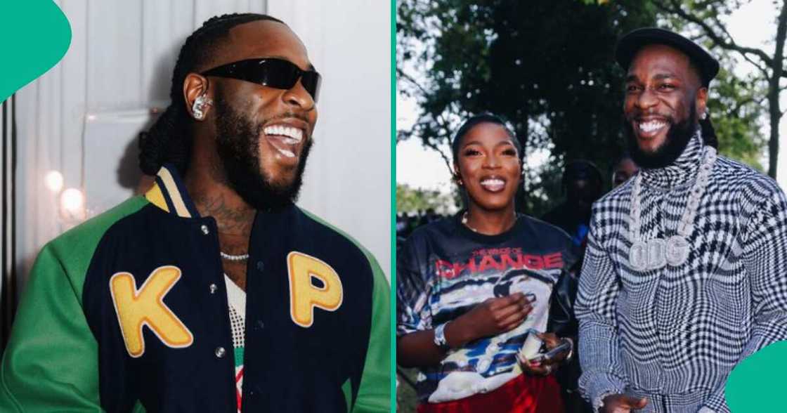 See adorable moment Burna Boy and his sister were spotted playing like little kids (video)