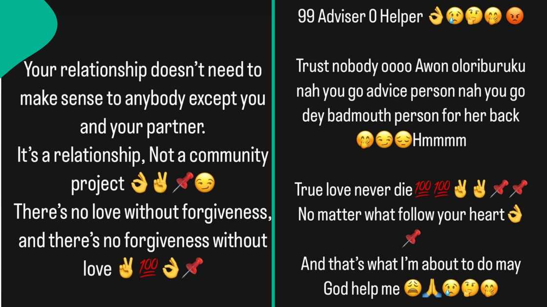 Queen Dami slams online advisers. Queen Dami slams online advisers.