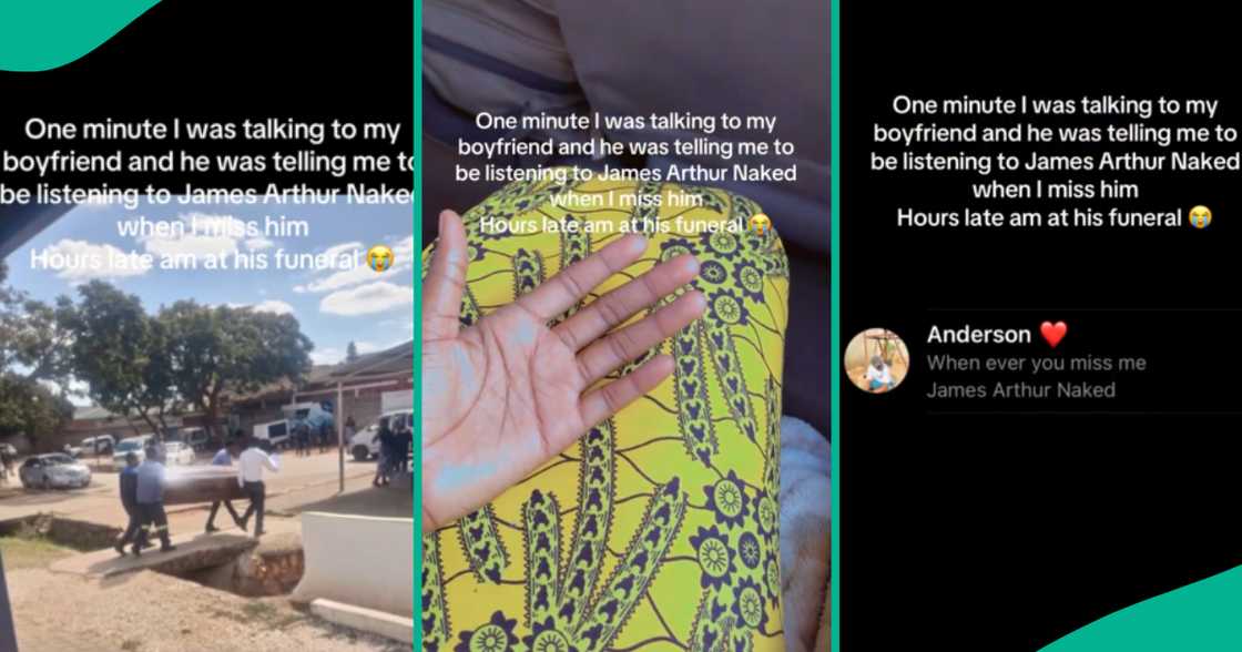 Lady shares last message she received from her late boyfriend before he died Lady shares last message she received from her late boyfriend before he died