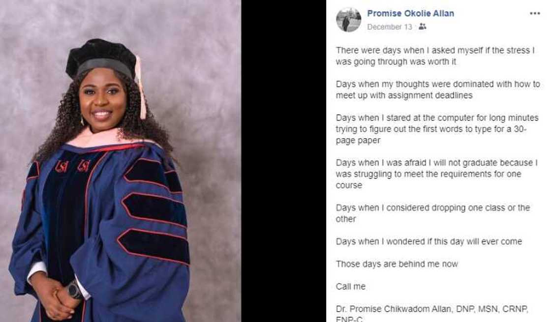 Lady who struggled through school graduates in style