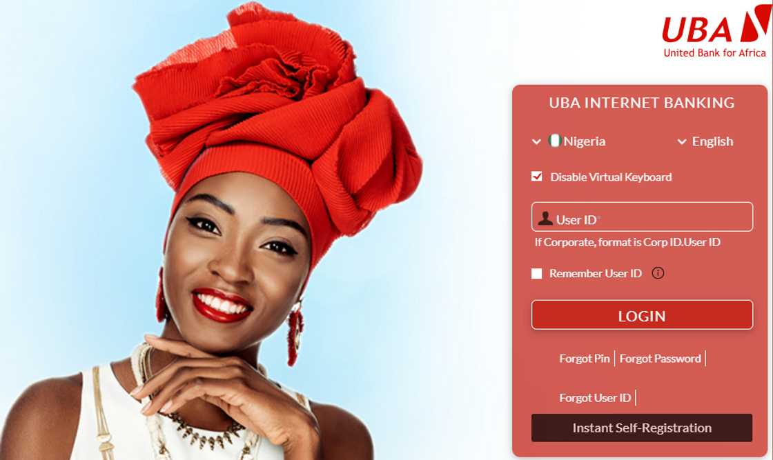UBA login online portal