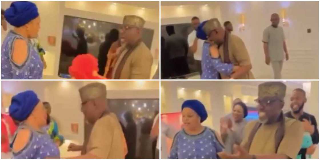 Valentine celebration: Ex-Imo governor Rochas Okorocha treats his wife to a lovely surprise Valentine celebration: Ex-Imo governor Rochas Okorocha treats his wife to a lovely surprise
