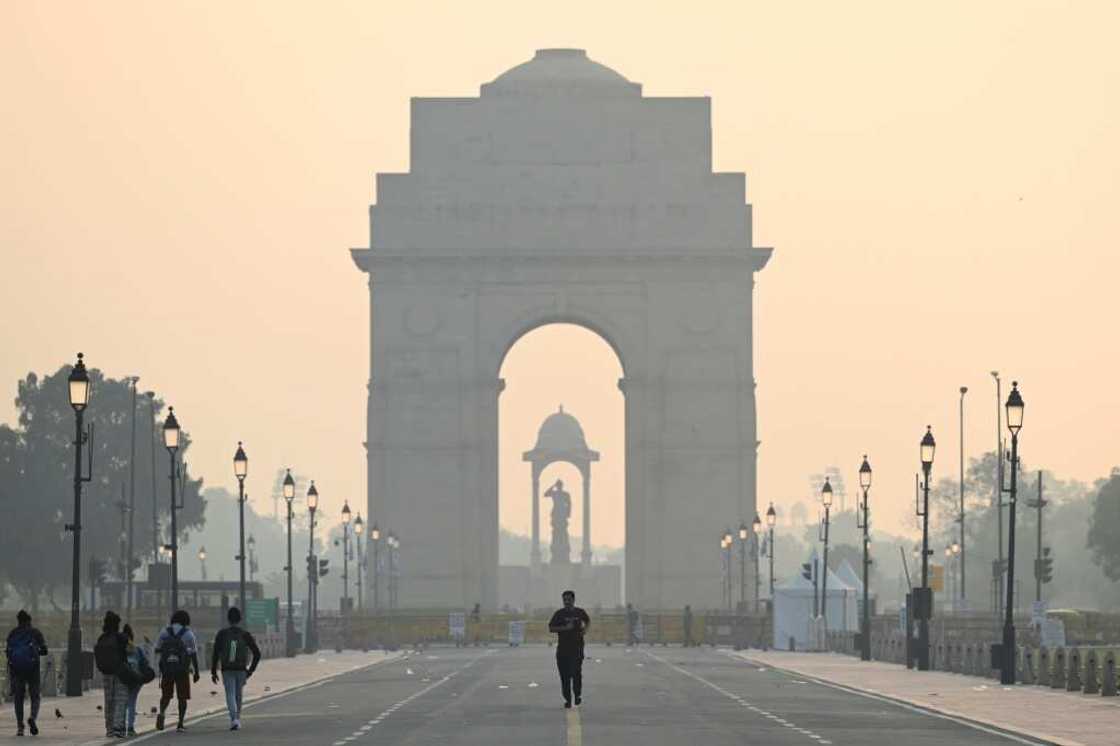 Smog levels surged in New Delhi during the Diwali festival, with many revellers defying a ban on setting off firecrackers