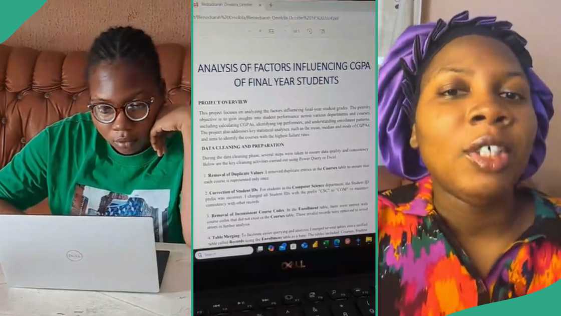 Lady starts learning data analysis to equip herself Lady starts learning data analysis to equip herself