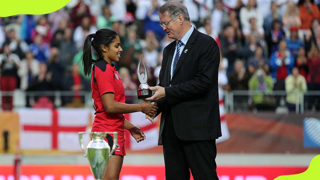 Magali Harvey's try Magali Harvey's try