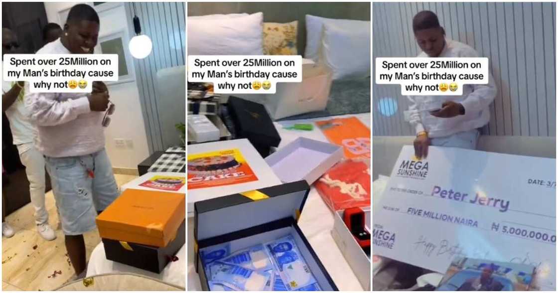 Peter Jerry, boyfriend, N25m on birthday Peter Jerry, boyfriend, N25m on birthday