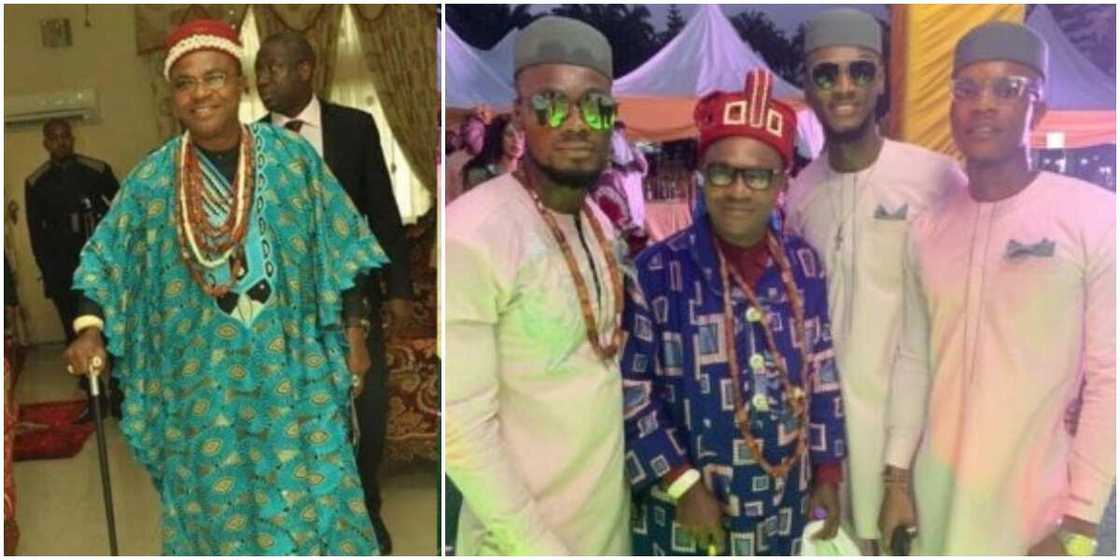 Meet BBNaija Prince's father, the wealthy king of a town in Imo state