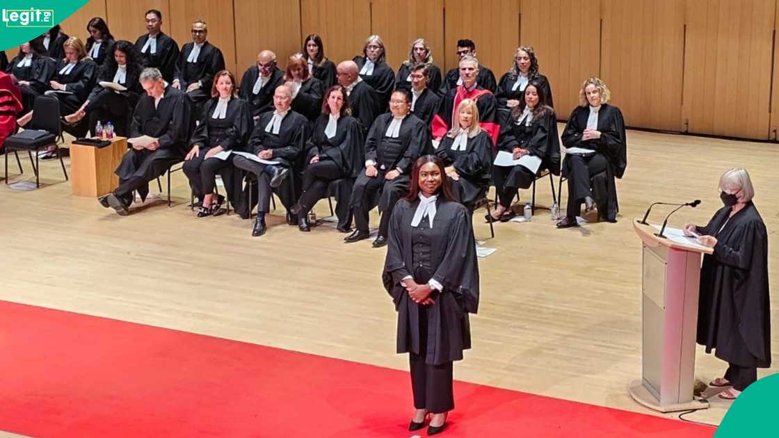 A Nigerian lawyer becomes a barrister in Canada less than 3 years after relocating.
