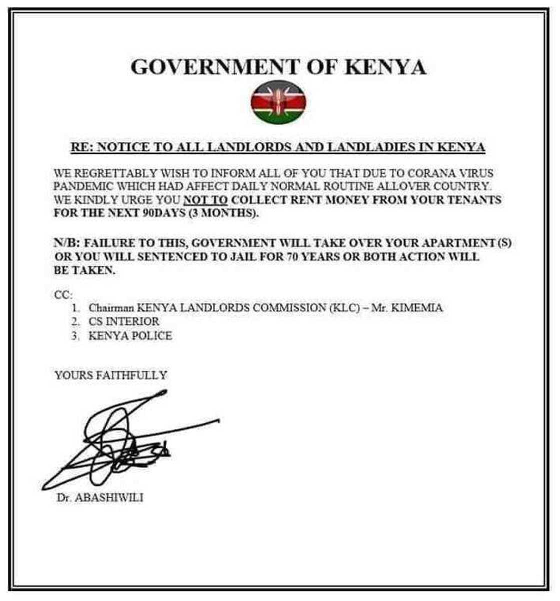 Coronavirus: An hana masu gidajen haya karbar kudin haya a Uganda da Kenya