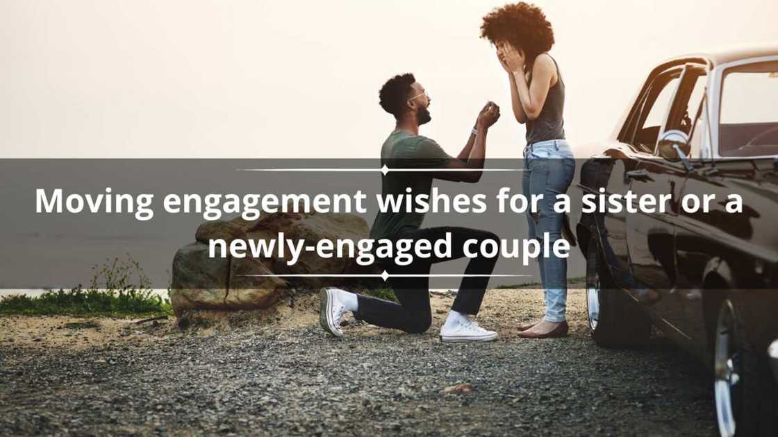 engagement wishes for a sister