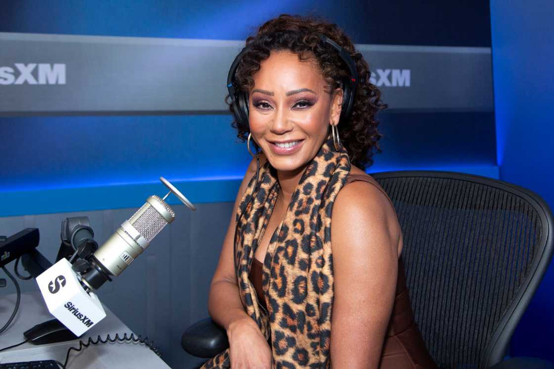 Mel B at SiriusXM Studios in New York City. Mel B at SiriusXM Studios in New York City.