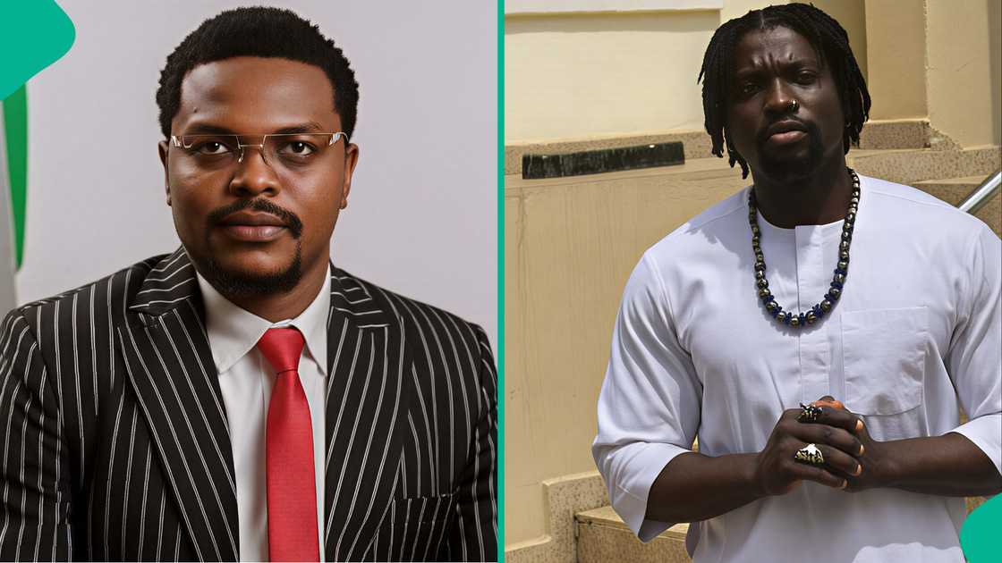 Video as billboard poster carrying VeryDarkMan's picture reportedly taken down at UNIZIK junction Video as billboard poster carrying VeryDarkMan's picture reportedly taken down at UNIZIK junction