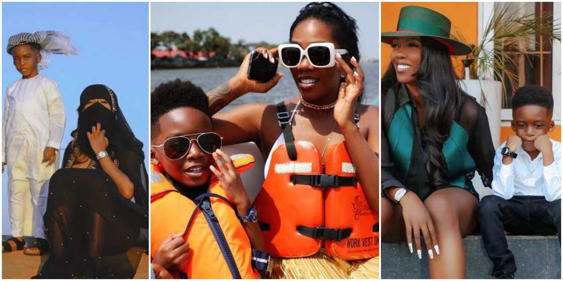 X times Tiwa Savage and son JamJam have stepped out looking adorable X times Tiwa Savage and son JamJam have stepped out looking adorable