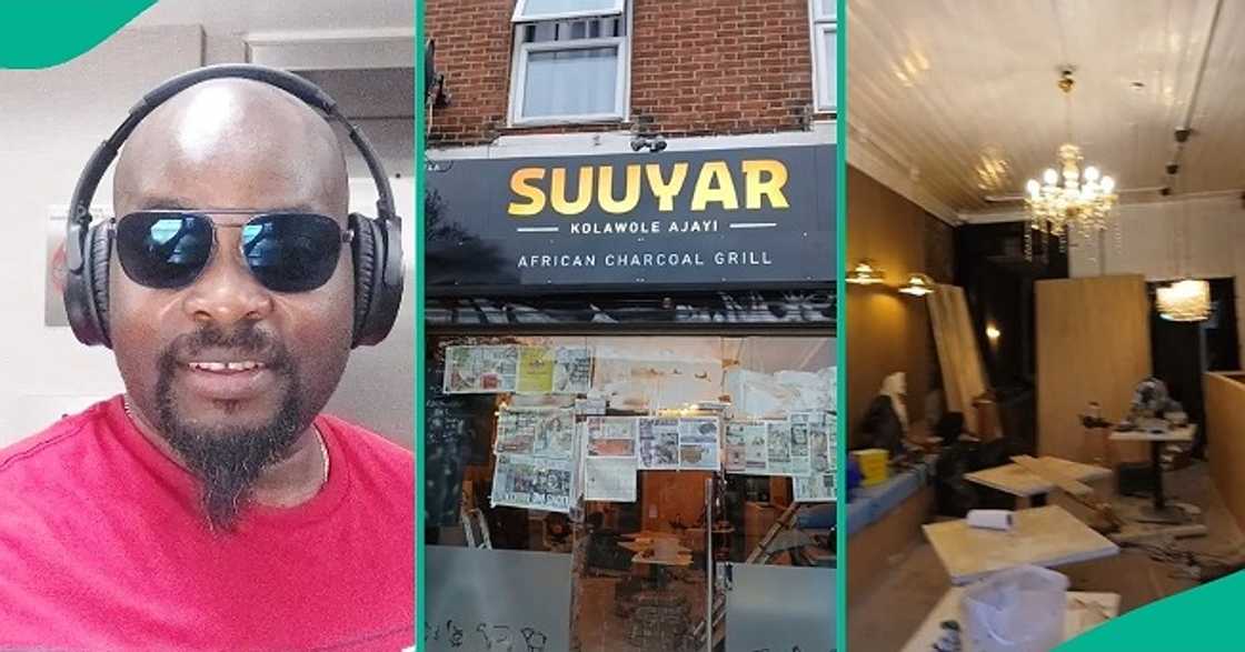 Man opens shop to sell grilled foods in UK