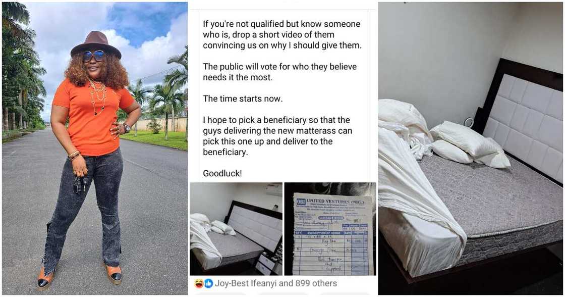 Ima Obong Uboh, mattress, giveaway Ima Obong Uboh, mattress, giveaway