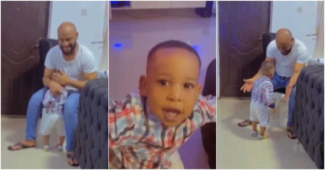 Yul Edochie's son with Judy Austin Yul Edochie's son with Judy Austin