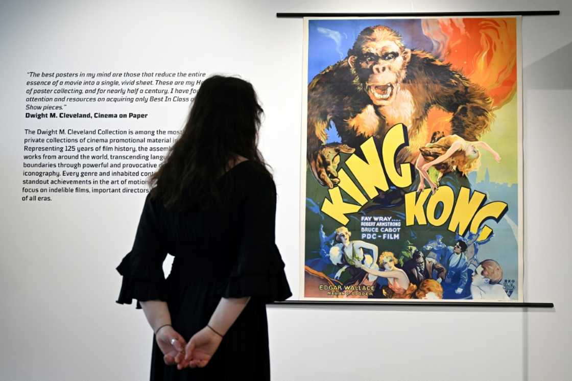 One of only two known copies of this 'King Kong' poster believed still to exist will be auctioned