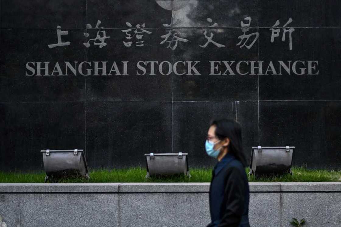 The Shanghai Stock Exchange was among those dropping Friday morning following another selloff on Wall Street