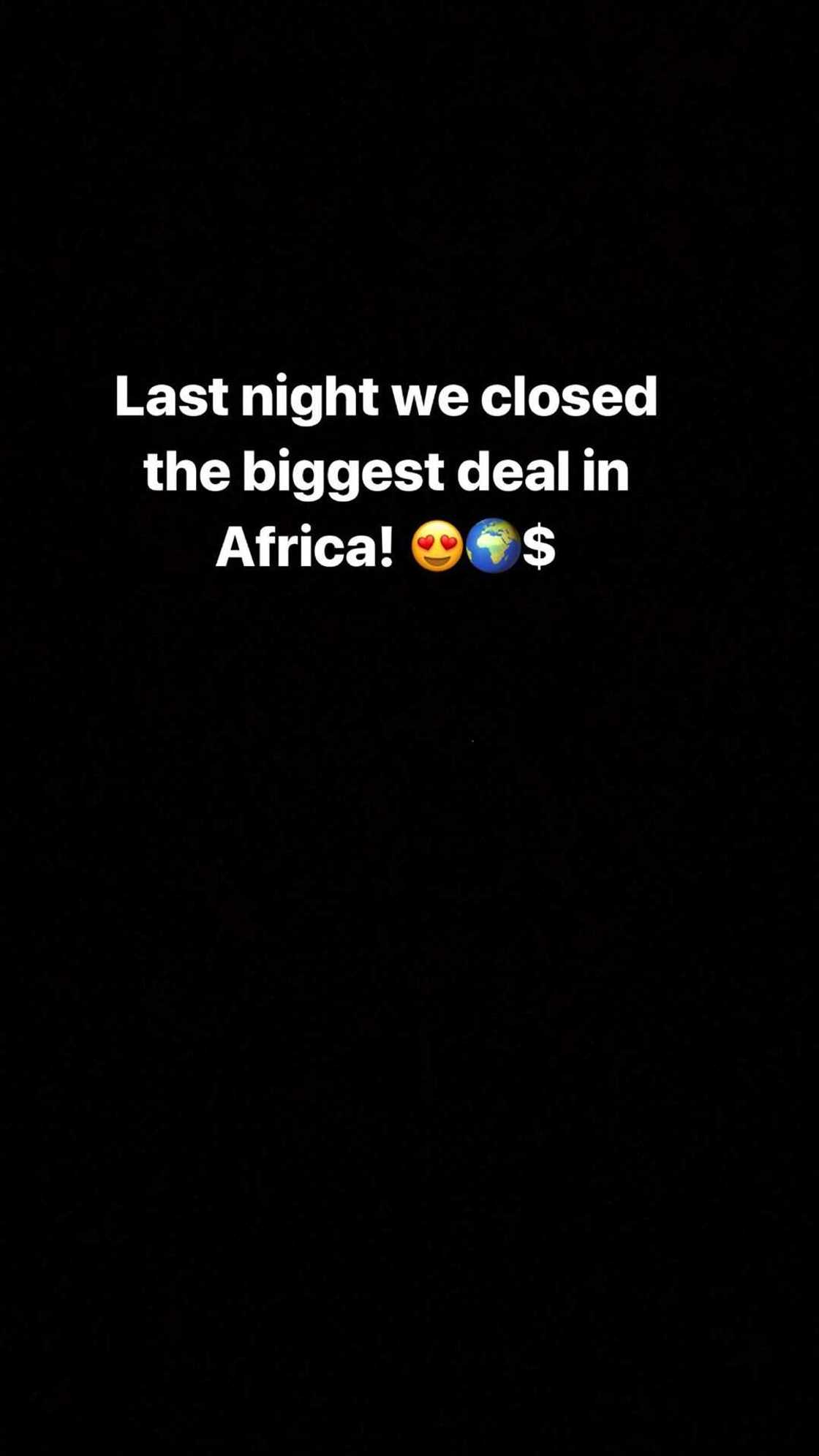 Wizkid reveals he just got the biggest deal in Africa Wizkid reveals he just got the biggest deal in Africa