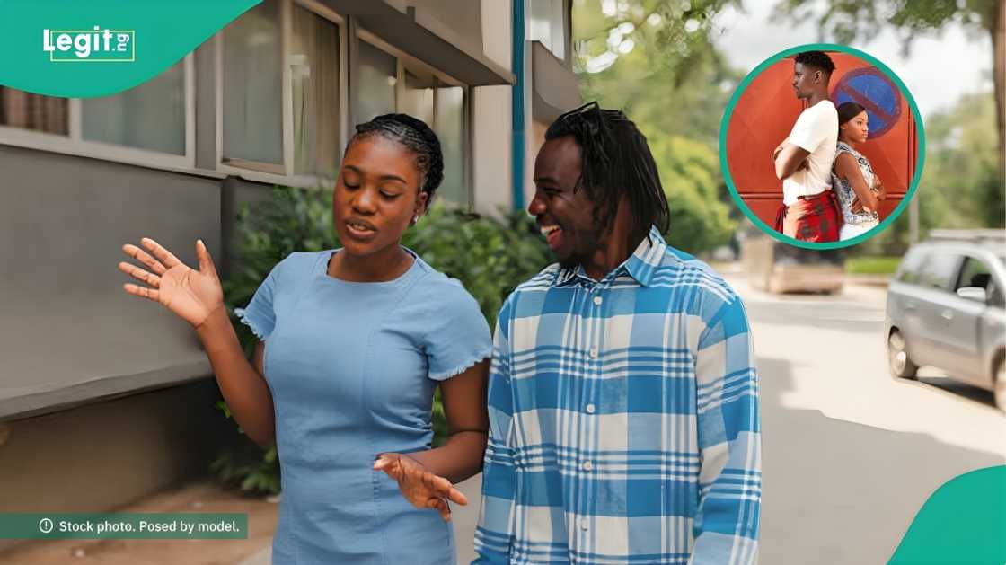 A young man gets paid by female neighbour to decieve her in-laws about him being her friend