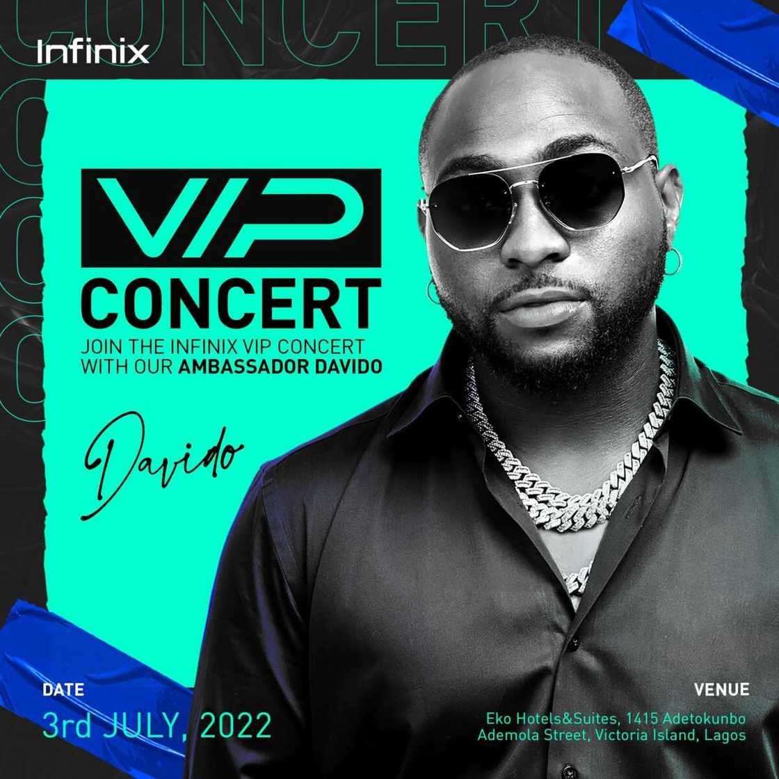 Infinix VIP Concert: Take the Lead with Davido Infinix VIP Concert: Take the Lead with Davido